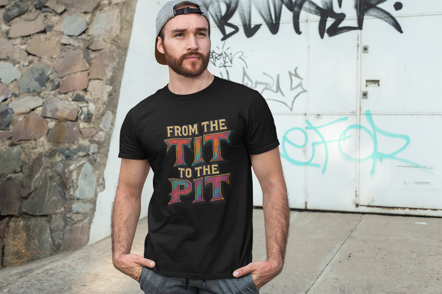 "From the Tit to the Pit" Unisex Tee