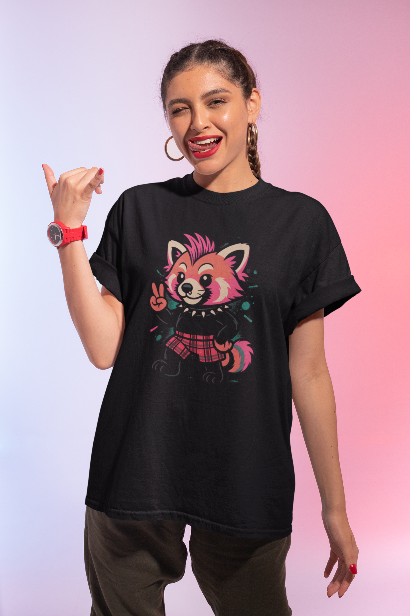 Punk Panda Unisex Tee